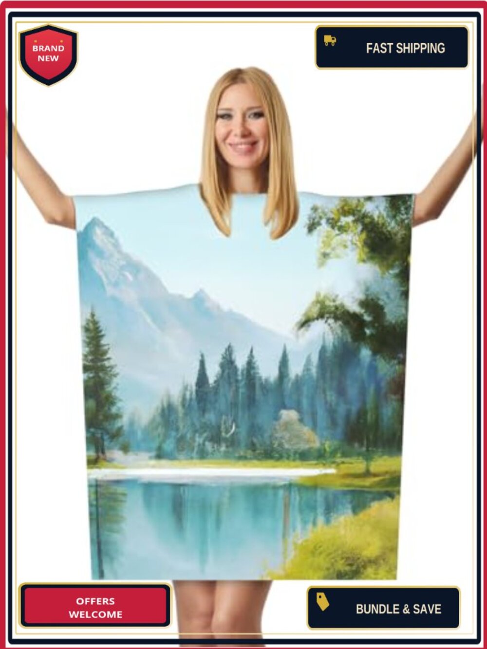 Halloween Artist Painting Tunic Costume Dress